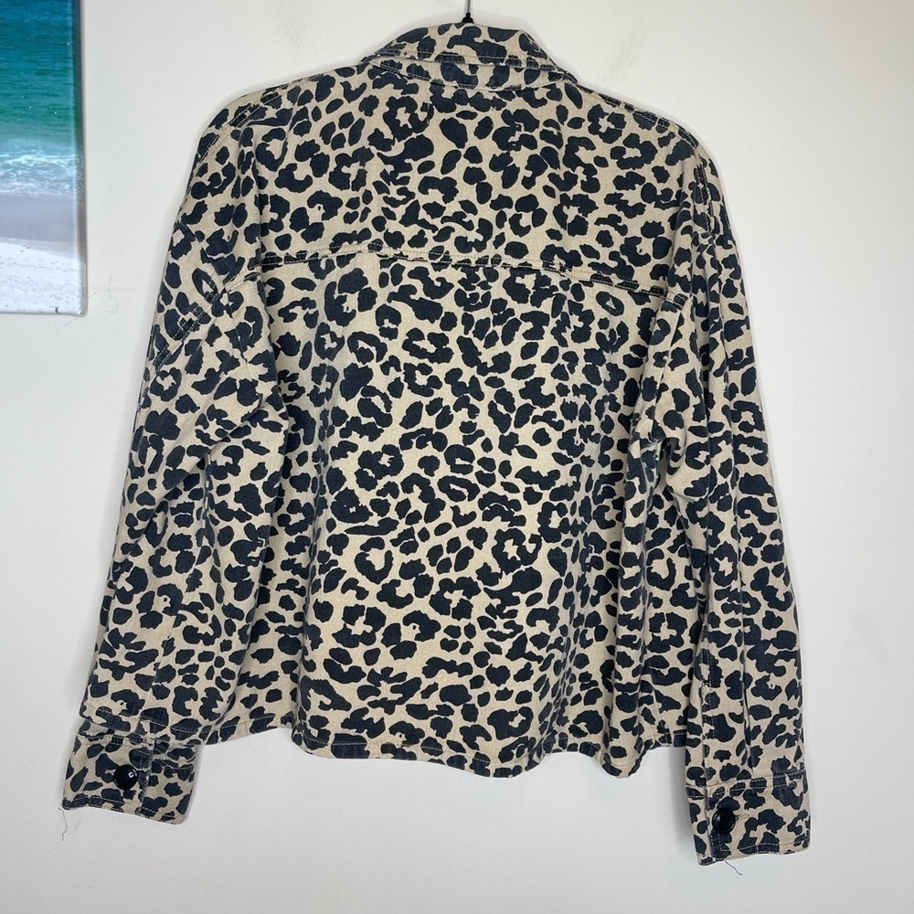 Lulus leopard lightweight oversized jacket - Picture 3 of 8
